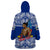 (Custom Personalised) Samoa Pride Wearable Blanket Hoodie Tribal Patterns Blue LT6 - Polynesian Pride