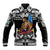 (Custom Personalised) Samoa Pride Baseball Jacket Tribal Patterns Black LT6 Unisex Black - Polynesian Pride