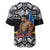 (Custom Personalised) Samoa Pride Baseball Jersey Tribal Patterns Black LT6 - Polynesian Pride