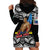 (Custom Personalised) Samoa Pride Hoodie Dress Tribal Patterns Black LT6 - Polynesian Pride