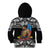 (Custom Personalised) Samoa Pride Kid Hoodie Tribal Patterns Black LT6 - Polynesian Pride