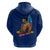 Custom Samoa Pride Hoodie Simple Blue Style LT6 - Polynesian Pride