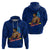 Custom Samoa Pride Hoodie Simple Blue Style LT6 - Polynesian Pride