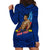 (Custom Personalised) Samoa Pride Hoodie Dress Simple Blue Style LT6 - Polynesian Pride