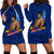 (Custom Personalised) Samoa Pride Hoodie Dress Simple Blue Style LT6 - Polynesian Pride