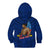 (Custom Personalised) Samoa Pride Kid Hoodie Simple Blue Style LT6 - Polynesian Pride