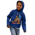 (Custom Personalised) Samoa Pride Kid Hoodie Simple Blue Style LT6 - Polynesian Pride