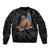 (Custom Personalised) Samoa Pride Bomber Jacket Simple Black Style LT6 - Polynesian Pride