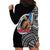 (Custom Personalised) Samoa Pride Hoodie Dress Polynesian Patterns Black LT6 - Polynesian Pride