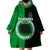 Custom Rarotonga Of Cook Islands Wearable Blanket Hoodie Mix Half Black LT6 - Polynesian Pride