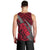 Polynesian Guam Men Tank Top with Coat Of Arms Claws Style - Red LT6 - Polynesian Pride