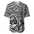 Polynesian Guam Baseball Jersey with Coat Of Arms Claws Style - White LT6 White - Polynesian Pride