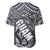 Polynesian Guam Baseball Jersey with Coat Of Arms Claws Style - White LT6 - Polynesian Pride