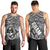 Polynesian Guam Men Tank Top with Coat Of Arms Claws Style - White LT6 - Polynesian Pride