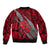 Polynesian Fiji Bomber Jacket with Coat Of Arms Claws Style - Red LT6 - Polynesian Pride