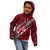 Polynesian Fiji Kid Hoodie with Coat Of Arms Claws Style - Red LT6 - Polynesian Pride