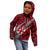 Polynesian Fiji Kid Hoodie with Coat Of Arms Claws Style - Red LT6 - Polynesian Pride