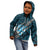 Polynesian Fiji Kid Hoodie with Coat Of Arms Claws Style - Blue LT6 - Polynesian Pride