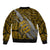 Polynesian Fiji Bomber Jacket with Coat Of Arms Claws Style - Gold LT6 - Polynesian Pride