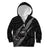 Polynesian Samoa Kid Hoodie with Coat Of Arms Claws Style - Black LT6 Zip Hoodie Black - Polynesian Pride