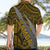 Polynesian Samoa Hawaiian Shirt with Coat Of Arms Claws Style - Gold LT6 - Polynesian Pride