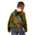 Polynesian Samoa Kid Hoodie with Coat Of Arms Claws Style - Gold LT6 - Polynesian Pride