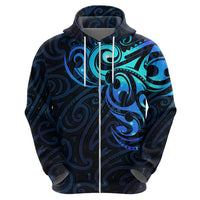 Matariki New Zealand Hoodie Maori New Year Galaxy Sky Blue LT6 - Polynesian Pride