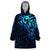 Matariki New Zealand Wearable Blanket Hoodie Maori New Year Galaxy Sky Blue LT6 One Size blue - Polynesian Pride