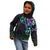 Matariki New Zealand Kid Hoodie Maori New Year Galaxy Sky Green LT6 - Polynesian Pride