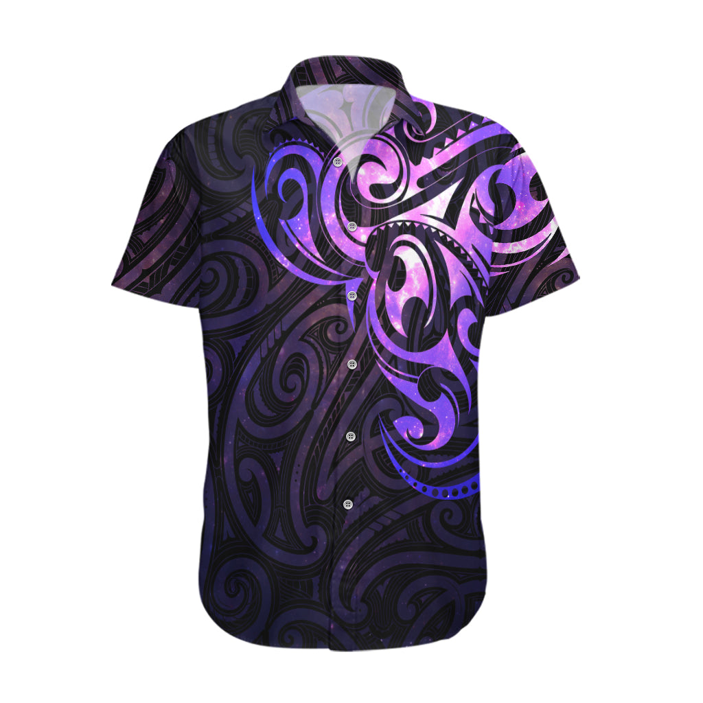 New Zealand Hawaiian Shirt Maori Matariki Galaxy Sky Purple LT6 Purple - Polynesian Pride