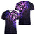 New Zealand Women V Neck T Shirt Maori Matariki Galaxy Sky Purple LT6 - Polynesian Pride