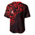 New Zealand Baseball Jersey Maori Matariki Galaxy Sky Red LT6 - Polynesian Pride