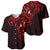 New Zealand Baseball Jersey Maori Matariki Galaxy Sky Red LT6 - Polynesian Pride