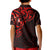 New Zealand Kid Polo Shirt Maori Matariki Galaxy Sky Red LT6 - Polynesian Pride