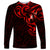 New Zealand Long Sleeve Shirt Maori Matariki Galaxy Sky Red LT6 Unisex Red - Polynesian Pride