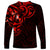 New Zealand Long Sleeve Shirt Maori Matariki Galaxy Sky Red LT6 - Polynesian Pride