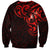 New Zealand Sweatshirt Maori Matariki Galaxy Sky Red LT6 Unisex Red - Polynesian Pride