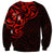 New Zealand Sweatshirt Maori Matariki Galaxy Sky Red LT6 - Polynesian Pride