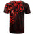 New Zealand T Shirt Maori Matariki Galaxy Sky Red LT6 - Polynesian Pride