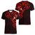 New Zealand Women V Neck T Shirt Maori Matariki Galaxy Sky Red LT6 - Polynesian Pride