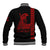 Custom Hawaii Baseball Jacket King Kamehameha Day - Red LT6 - Polynesian Pride