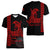 Custom Hawaii Women V Neck T Shirt King Kamehameha Day - Red LT6 - Polynesian Pride
