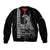 Custom Hawaii Bomber Jacket King Kamehameha Day - White LT6 Unisex White - Polynesian Pride