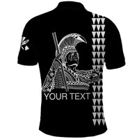 Custom Hawaii Polo Shirt King Kamehameha Day White LT6 - Polynesian Pride