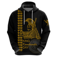 Custom Hawaii Hoodie King Kamehameha Day Gold LT6 - Polynesian Pride