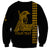 Custom Hawaii Sweatshirt King Kamehameha Day - Gold LT6 - Polynesian Pride