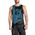 Custom Hawaii Men Tank Top King Kamehameha Day - Blue LT6 - Polynesian Pride