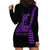 Custom Hawaii Hoodie Dress King Kamehameha Day - Purple LT6 - Polynesian Pride