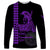 Custom Hawaii Long Sleeve Shirt King Kamehameha Day - Purple LT6 Unisex Purple - Polynesian Pride