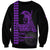 Custom Hawaii Sweatshirt King Kamehameha Day - Purple LT6 Unisex Purple - Polynesian Pride
